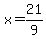 x=21%2F9