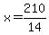 x=210%2F14