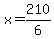 x=210%2F6