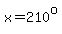 x=210%5Eo