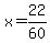 x=22%2F60