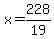 x=228%2F19