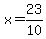 x=23%2F10