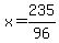 x=235%2F96