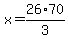 x=26%2A70%2F3