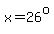 x=26%5Eo