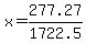 x=277.27%2F1722.5