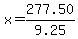 x=277.50%2F9.25