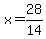 x=28%2F14