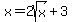 x=2sqrt%28x%29%2B3