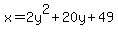 x=2y%5E2%2B20y%2B49