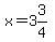x=3%263%2F4