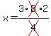 x=3%2Across%288%292%2Fcross%284%29