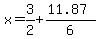 x=3%2F2%2B%2811.87%29%2F6