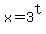 x=3%5Et