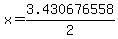 x=3.430676558%2F2