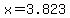 x=3.823