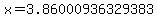 x=3.86000936329383