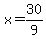 x=30%2F9