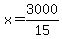 x=3000%2F15