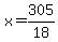 x=305%2F18