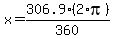 x=306.9%2A%282%2Api%29%2F360