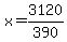 x=3120%2F390