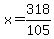 x=318%2F105