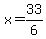 x=33%2F6