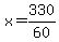 x=330%2F60