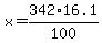 x=342%2A16.1%2F100