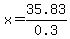 x=35.83%2F0.3