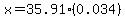 x=35.91%280.034%29