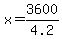 x=3600%2F4.2
