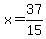 x=37%2F15