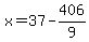 x=37-406%2F9%29