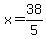 x=38%2F5