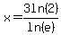 x=3ln%282%29%2Fln%28e%29