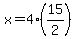 x=4%2815%2F2%29