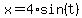 x=4%2Asin%28t%29