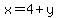 x=4%2By