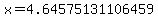 x=4.64575131106459