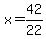 x=42%2F22