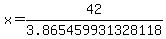 x=42%2F3.865459931328118