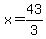 x=43%2F3