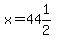 x=44%261%2F2