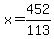 x=452%2F113
