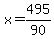 x=495%2F90