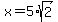 x=5%2Asqrt%282%29