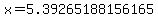 x=5.39265188156165